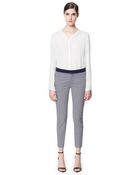 Zara Geometric Print Trousers - Lyst