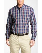 Cutter & Buck Palouse Plaid Sport Shirt Big Tall - Lyst