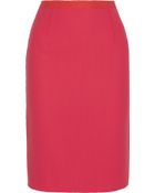 Oscar de la Renta Woolblend Skirt - Lyst