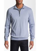 Robert Barakett Georgia Half Zip Sweater - Lyst
