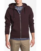 Topman Zip Hoodie - Lyst