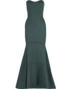 Zac Posen Stretch Woven Jersey Gown - Lyst