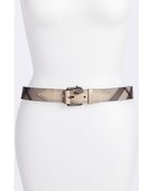 Burberry Check Print Belt - Lyst