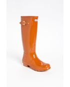 Hunter Original Tall Gloss Rain Boot - Lyst