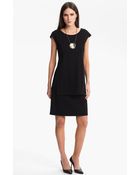 Lafayette 148 New York Punto Milano Layered Dress - Lyst