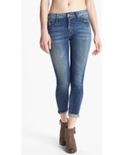 Mother The Looker Crop Skinny Jeans Tequila Truth - Lyst