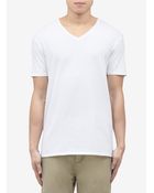 Scotch & Soda Vneck Cotton Tshirt - Lyst