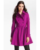 Ted Baker Double Breasted Trench Coat - Lyst