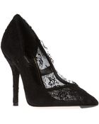 Dolce & Gabbana Lace Pump - Lyst