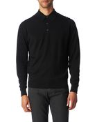 John Smedley Dorset Long-sleeved Polo Shirt - For Men - Lyst