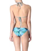 Matthew Williamson Acid Floral Triangle Bikini - Lyst