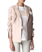 Acne Studios Vallora Leather Jacket - Lyst