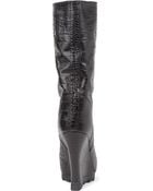 Camilla Skovgaard Holly Mockcroc Leather Boots - Lyst