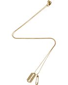 McQ by Alexander McQueen Razor Blade Pendant Necklace - Lyst