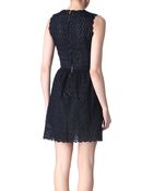 RED Valentino Embroidered Lace Dress - Lyst