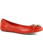Tory Burch Aaden Embossed Leather Pumps - Lyst