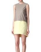 Victoria, Victoria Beckham Bicolour Zip Dress - Lyst