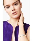 Alexander McQueen Skinny 3d Skull Bangle - Lyst