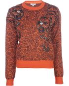 Kenzo Tiger Sweater - Lyst