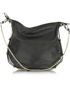 Valentino Nappa Leather and Metal Hobo Bag - Lyst