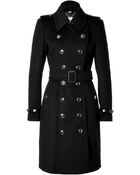 Burberry Wool Cashmere Duncannon Coat - Lyst