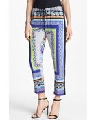 Clover Canyon Ghandi Scarf Print Crop Pants - Lyst