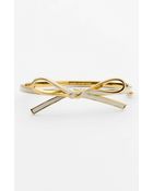 Kate Spade Skinny Mini Bow Bangle - Lyst