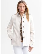 Banana Republic Textured Cotton Jacket - Lyst