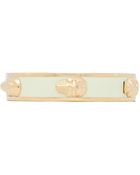 Alexander McQueen 3d Enamel Skull Bracelet - Lyst