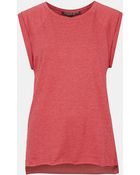 Topshop High Roller Specked Tee Petite - Lyst