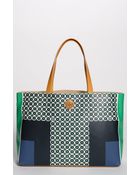 Tory Burch Halland Tote - Lyst