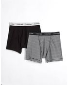 Calvin Klein Twopack Cotton Stretch Boxer Briefs - Lyst