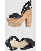 Christian Louboutin Platform Sandals - Lyst