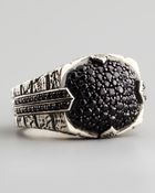 Stephen Webster Pave Black Sapphire Ring - Lyst