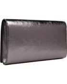 Saint Laurent Belle De Jour Metallic Clutch - Lyst