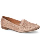 Sam Edelman Adena Studded Satin Slippers - Lyst