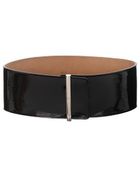 McQ by Alexander McQueen Patent Wide Clasp Belt - Lyst