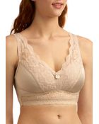 ModCloth Bold Hollywood Full Coverage Bra in Beige - Lyst
