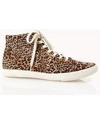 21men Leopard Corduroy Sneakers - Lyst