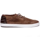 Mors Reverse Suede and Leather Sneakers - Lyst