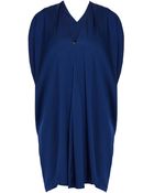 Vince Silk Double V Dress - Lyst