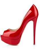 Christian Louboutin Lady Peep - Lyst