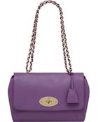 Mulberry Lily Medium Glossy Goat Leather Shoulder Bag - Lyst
