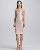 Hervé Léger Strapless Bandage Dress - Lyst