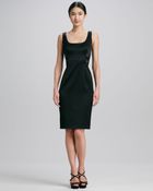 David Meister Sleeveless Laceback Cocktail Dress - Lyst