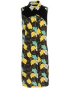 Proenza Schouler Exclusive Fauna Printed Crepe Dress - Lyst