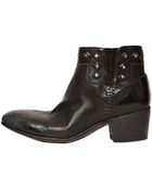 Alberto Fasciani 50Mm Maya Studded Calfskin Boots - Lyst