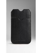 Burberry Lizard Iphone 5 Case - Lyst