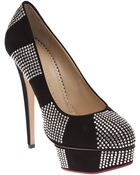 Charlotte Olympia Paparazzi Crystal Pump - Lyst