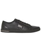 Dolce & Gabbana Uk Logo Plaque Nappa Leather Sneakers - Lyst